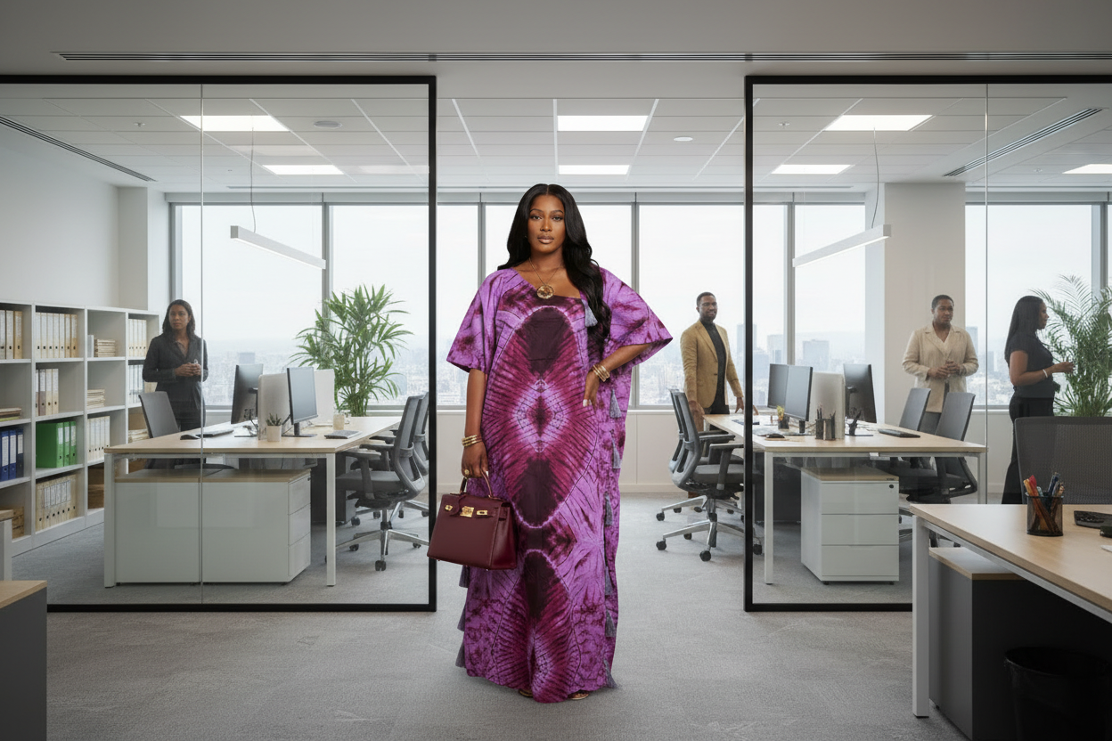 Boss Energy Ankara Boubou Dress