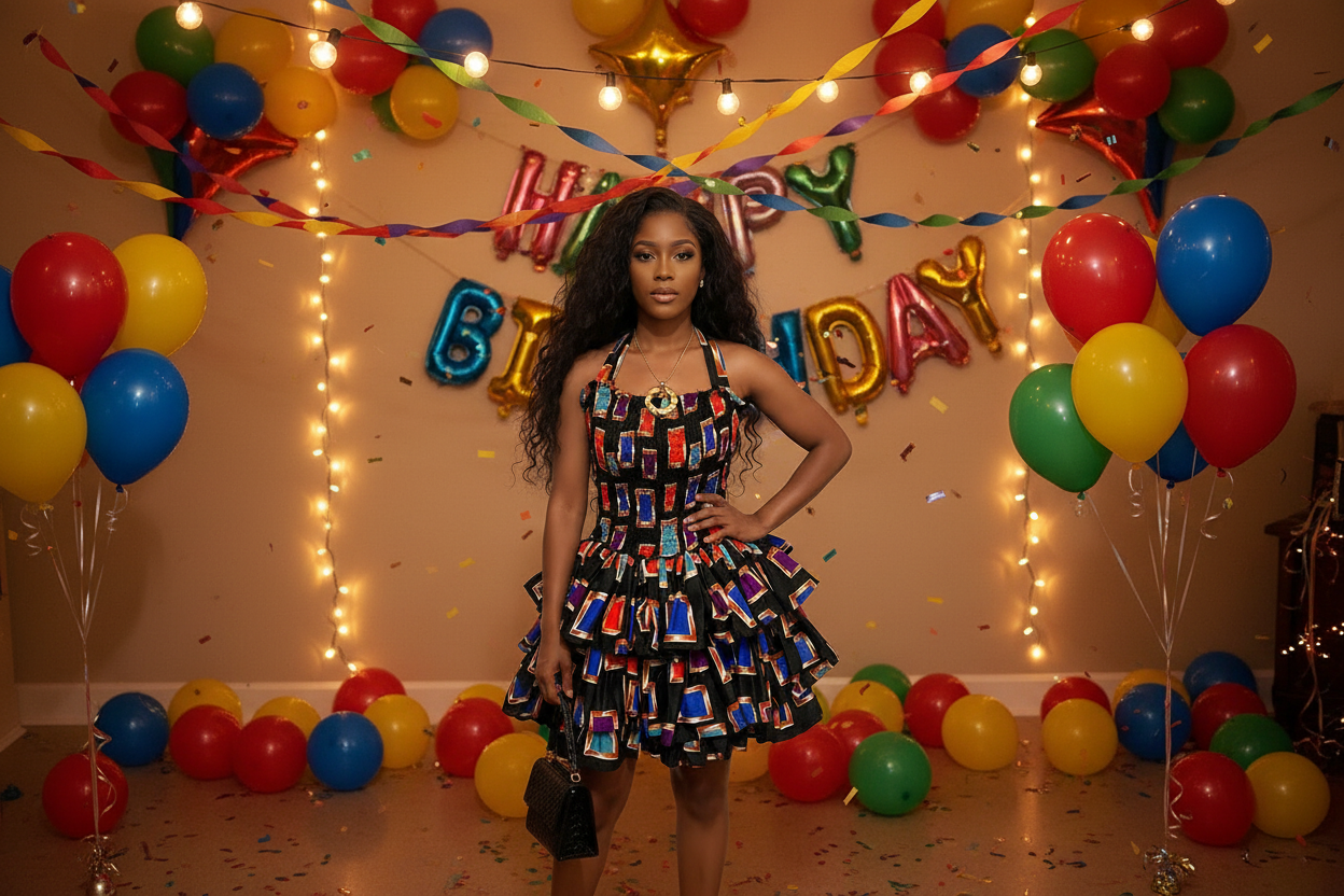 Gracious Slay Ankara Summer Dress