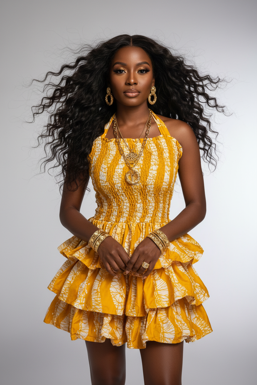 Gracious Slay Ankara Summer Dress