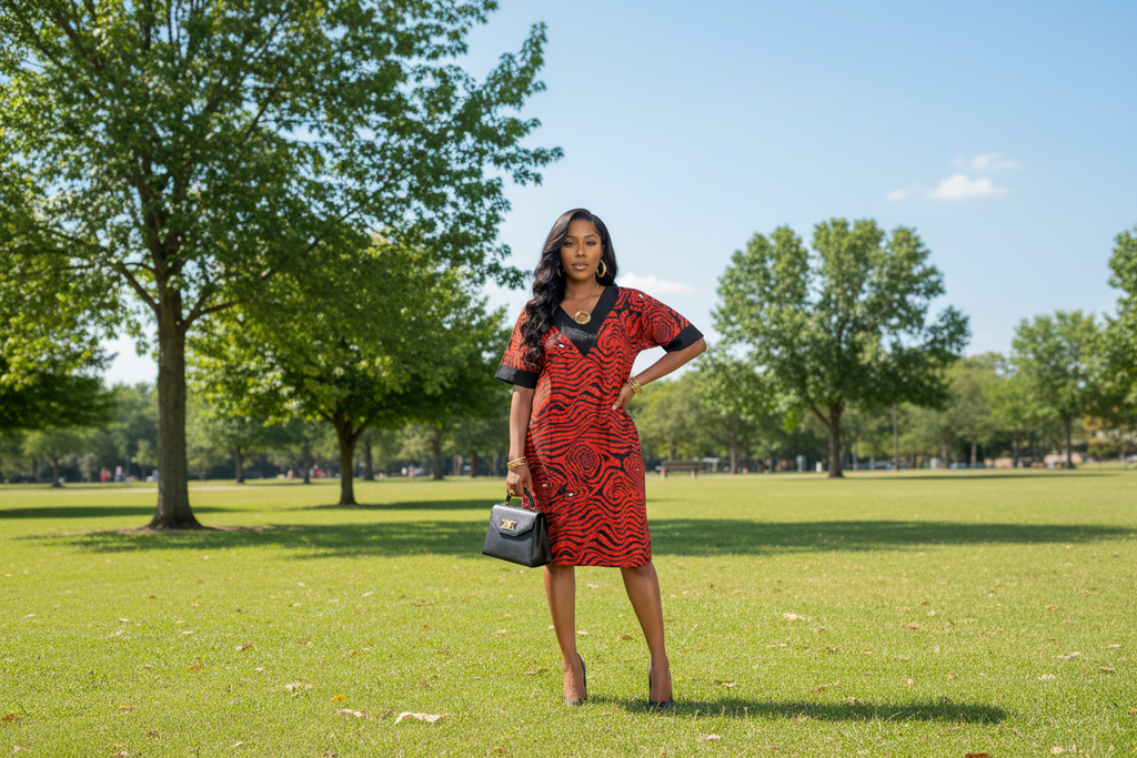 Chic Ankara Bubu Dress