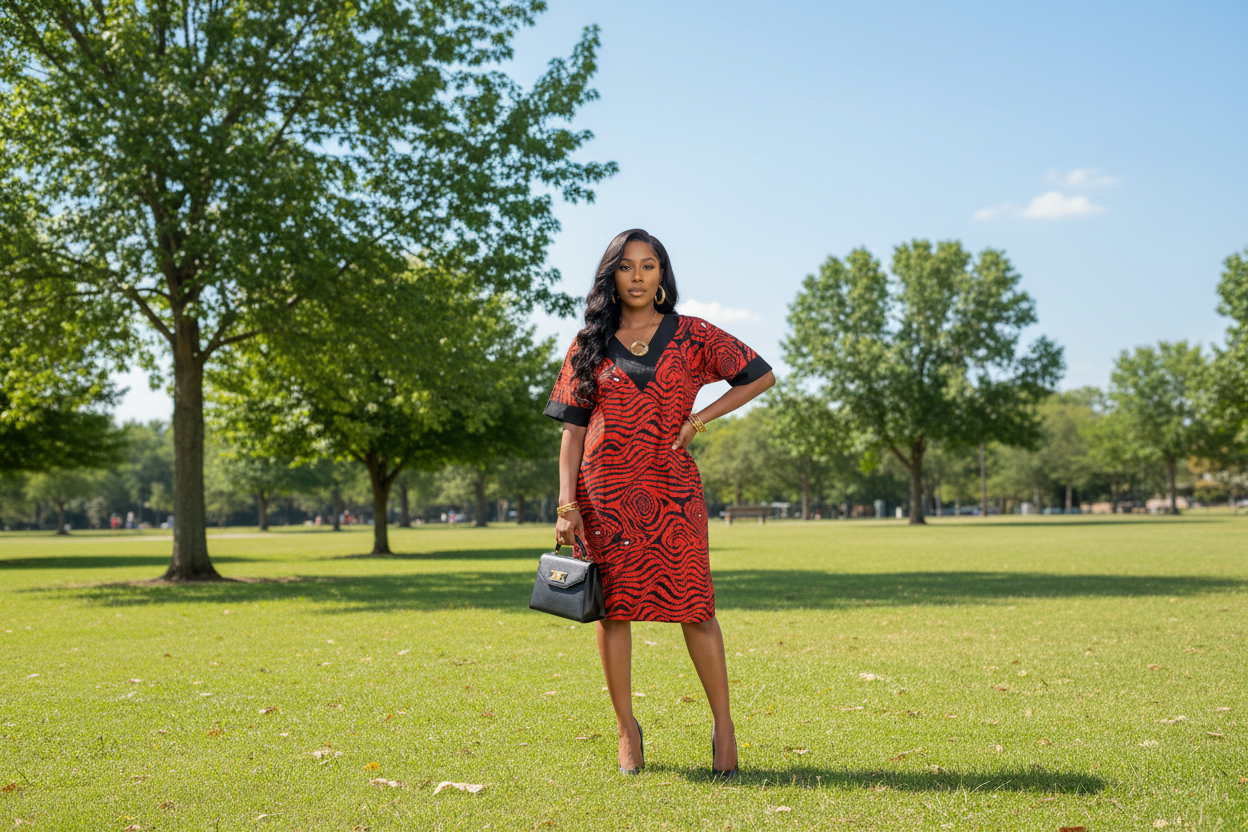 Chic Ankara Bubu Dress