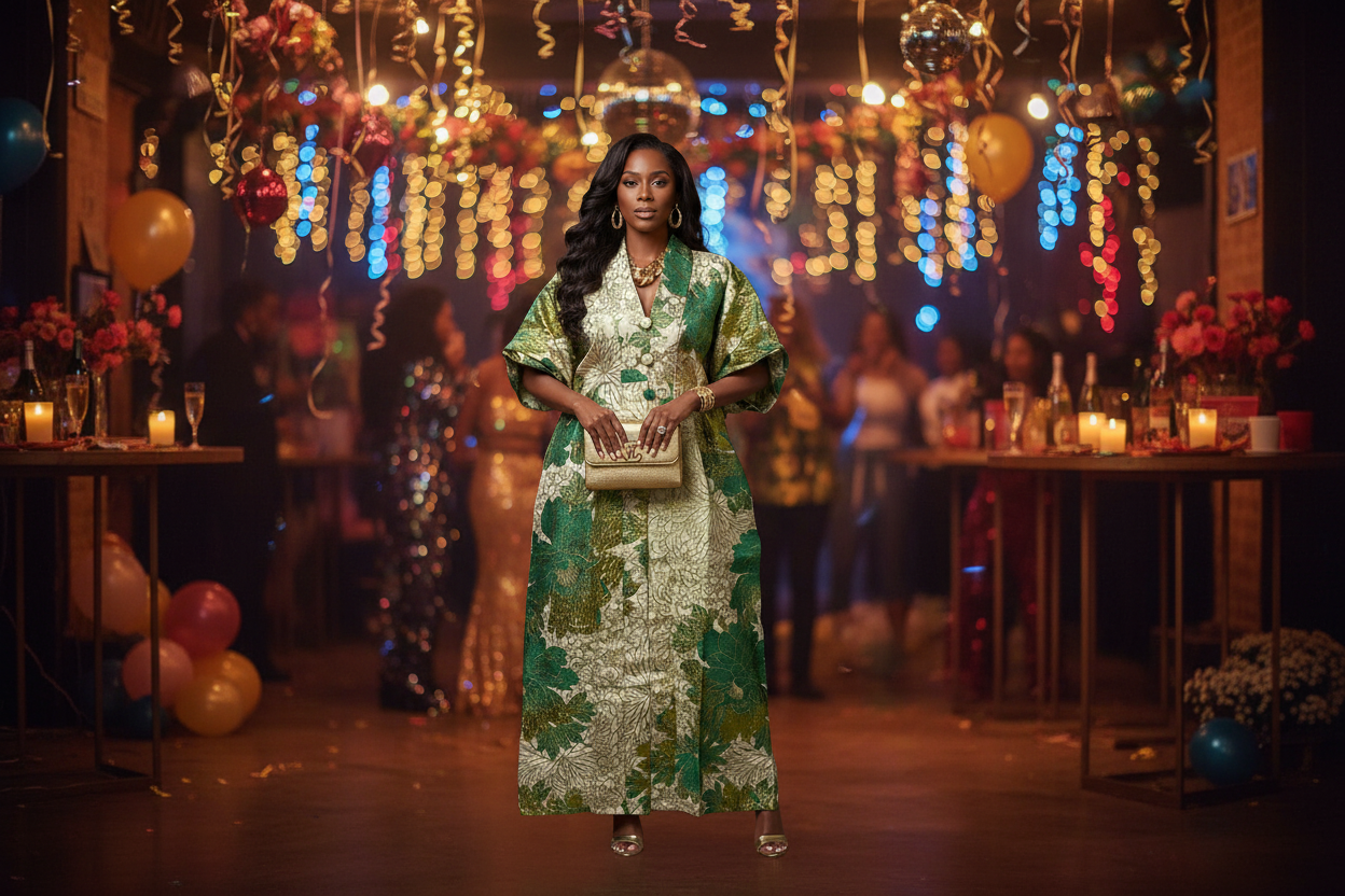 Glam Queen Brocade Bubu