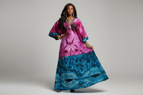 Adire Aso-Òkè Bubu Dress