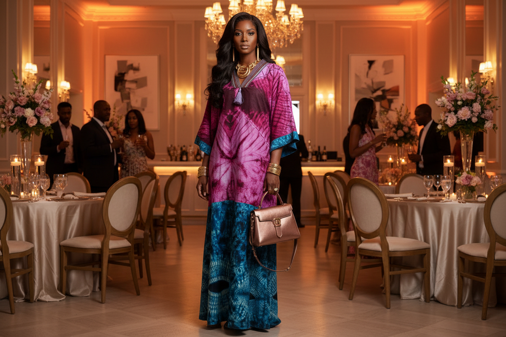 Adire Aso-Òkè Bubu Dress