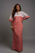 Royal Lace Ankara Bubu Dress