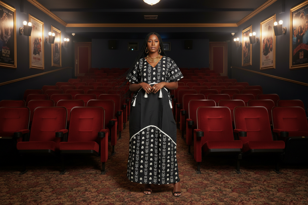 Era Ankara Bubu Dress with Tassel Detail – Elegant African Maxi Bubu