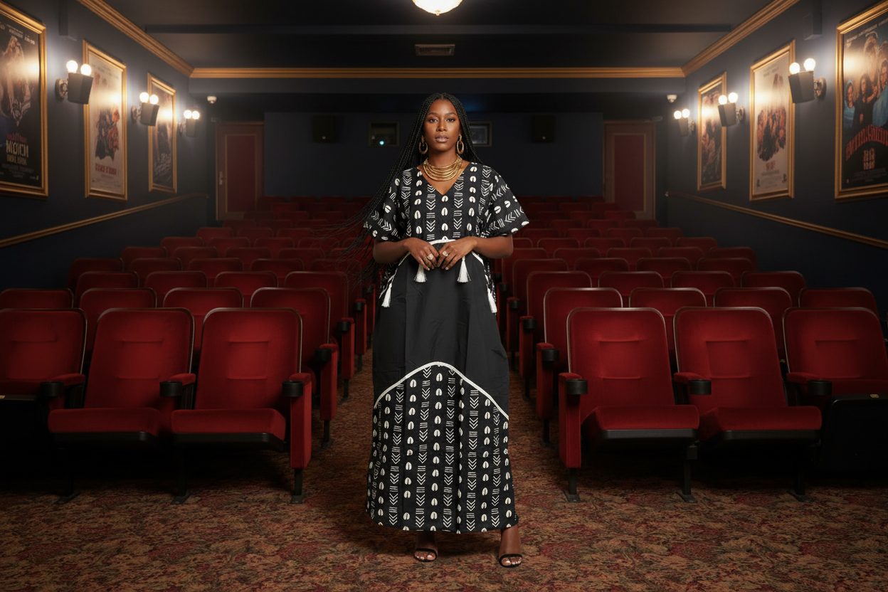 Era Ankara Bubu Dress with Tassel Detail – Elegant African Maxi Bubu